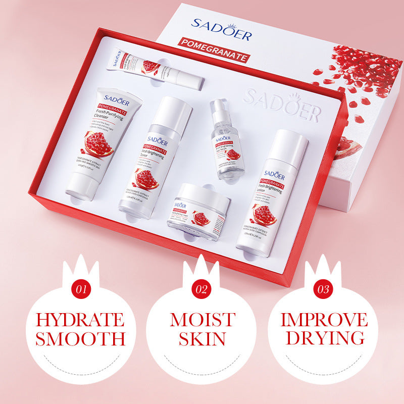 Pomegranate Series Moisturizing Smoother Skin Ritual Set