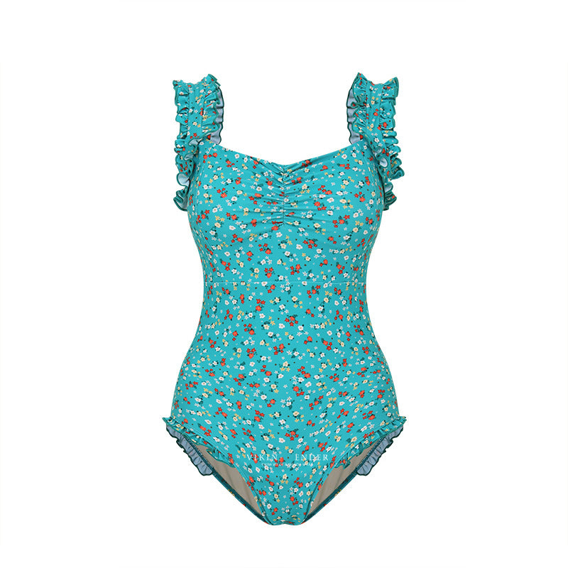 Floral Beach Vacation Swimsuit