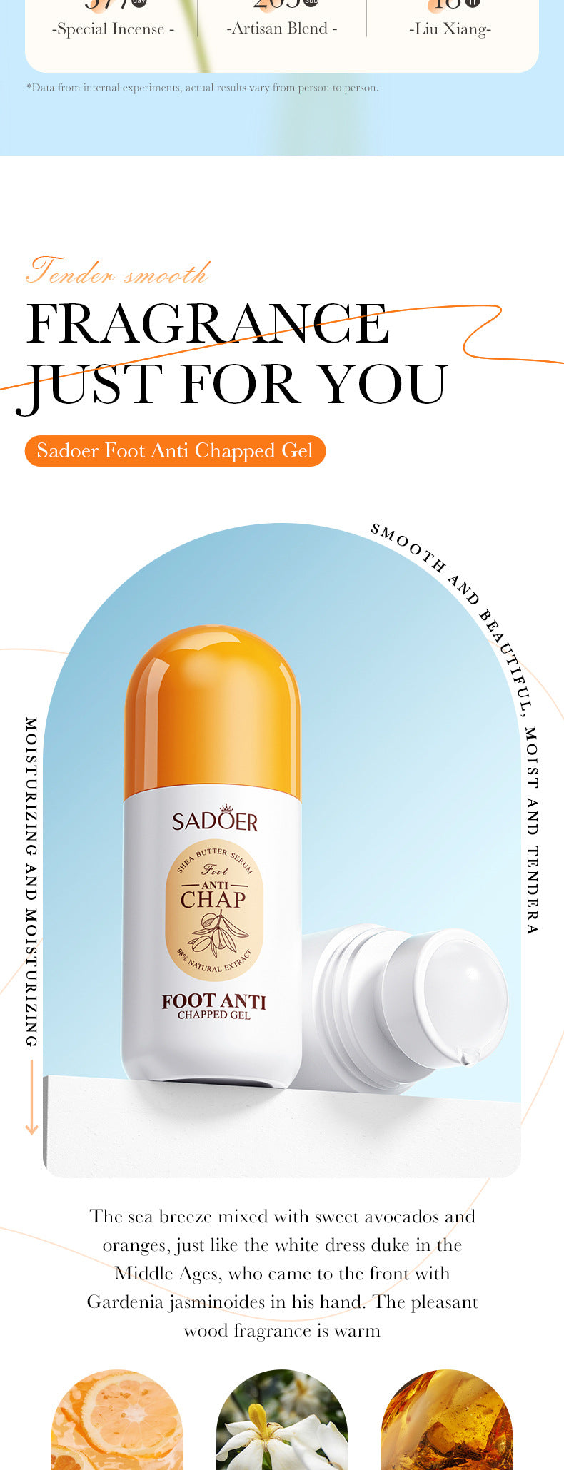 Foot Anti Chapped Gel Stick Chap Foot Cream