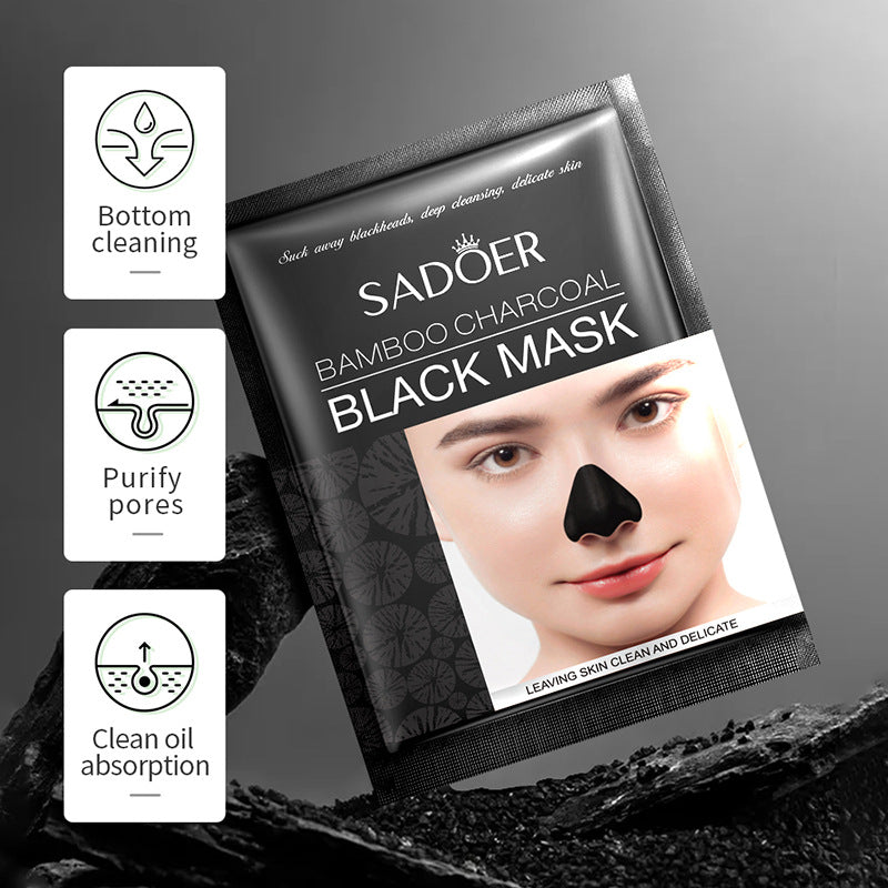 Bamboo Charcoal Deep Cleanse Unclog Pores Blackhead Nose Patches