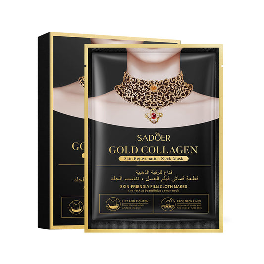 Gold Collagen Rejuvenating Refreshing Moisturizing Neck Mask