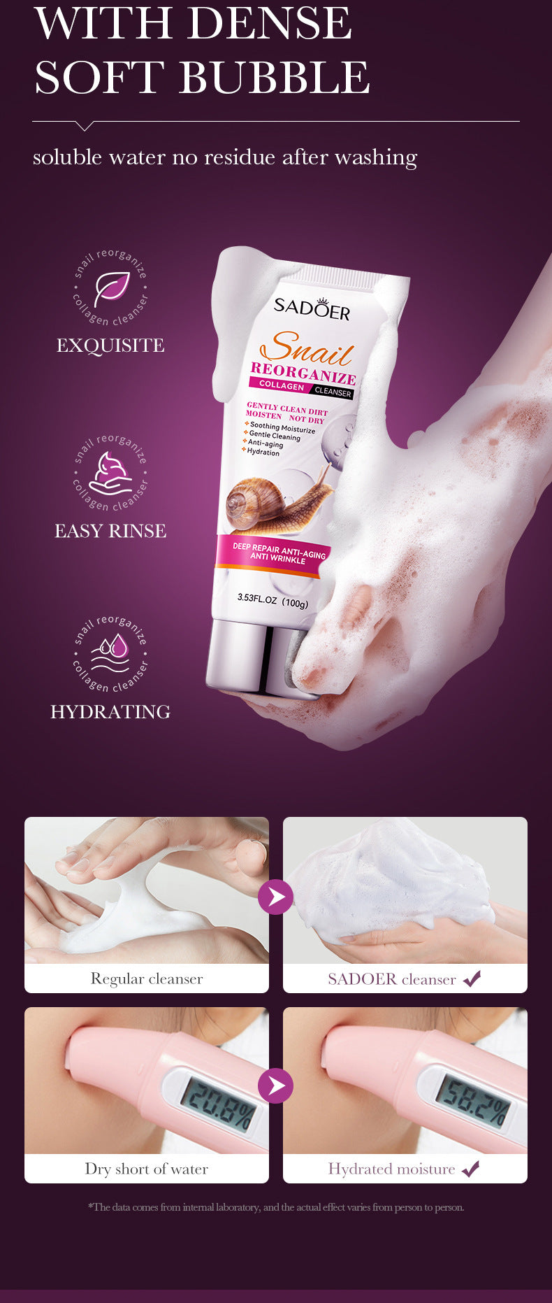 Snail Recombinant Collagen Gentle Cleansing Milk