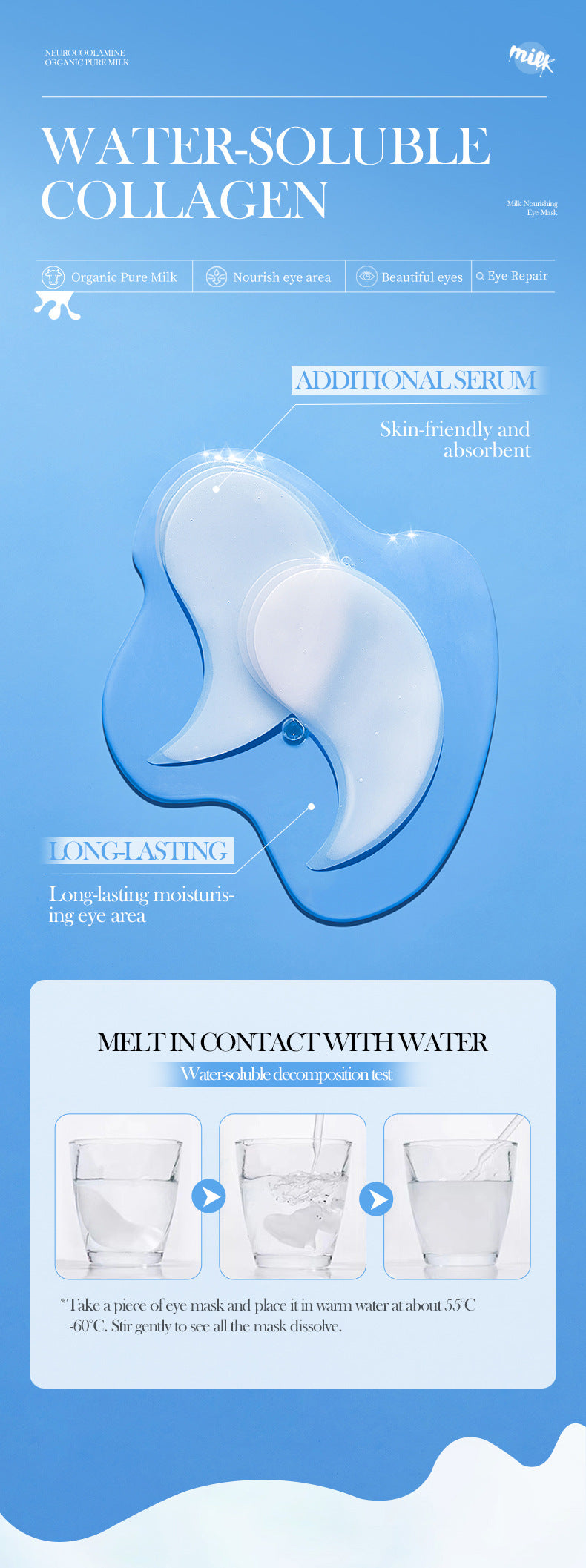 Milk Moisturizing Eye Mask