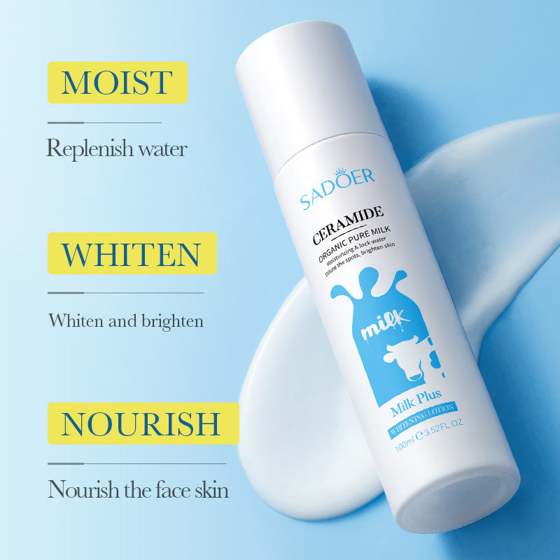 Ceramide Milk Whitening Hydrating Facial Lotion