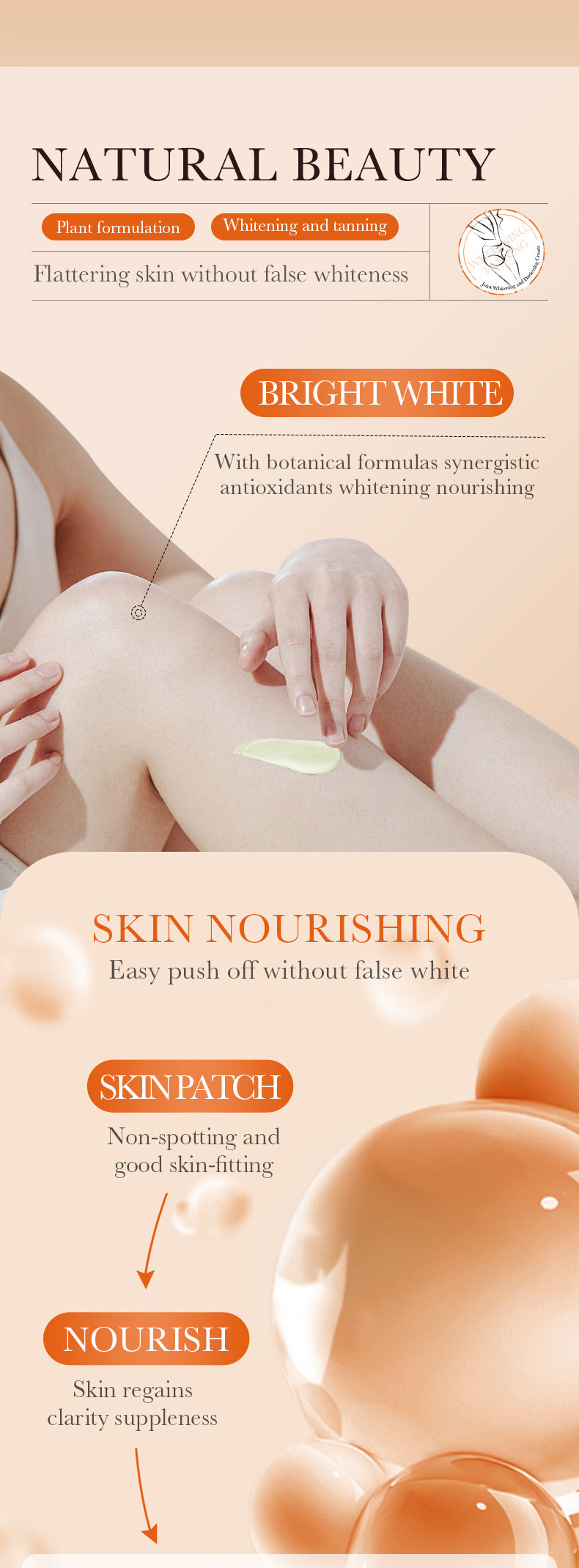 Joint Whitening & Darkening Moisturizing Body Cream