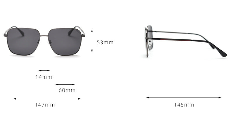 Square Toad Geometry Sunglasses