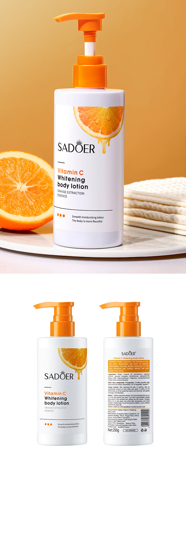 Vitamin C Whitening Hydrating Body Lotion