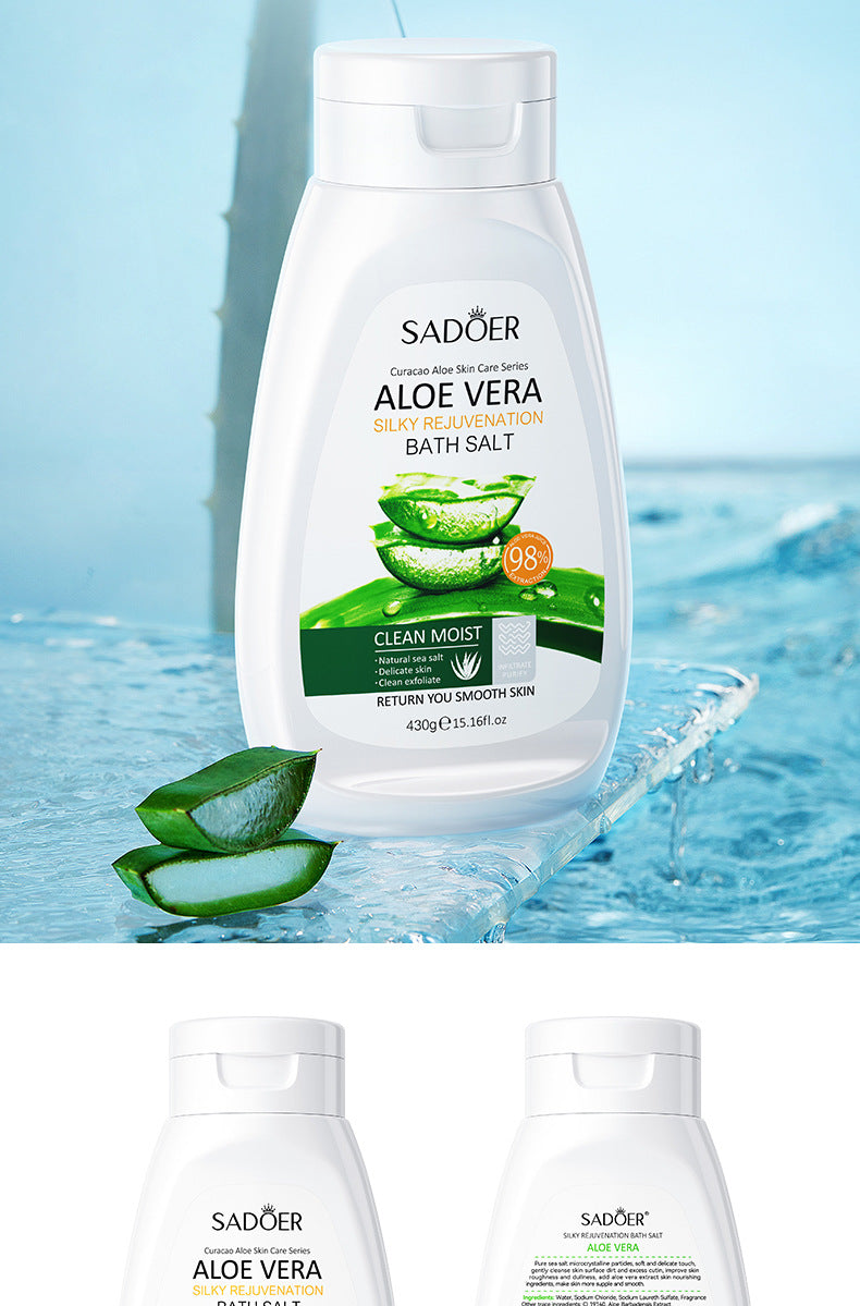 Aloe Vera Exfoliating Cleansing Body Scrub Bath Salts