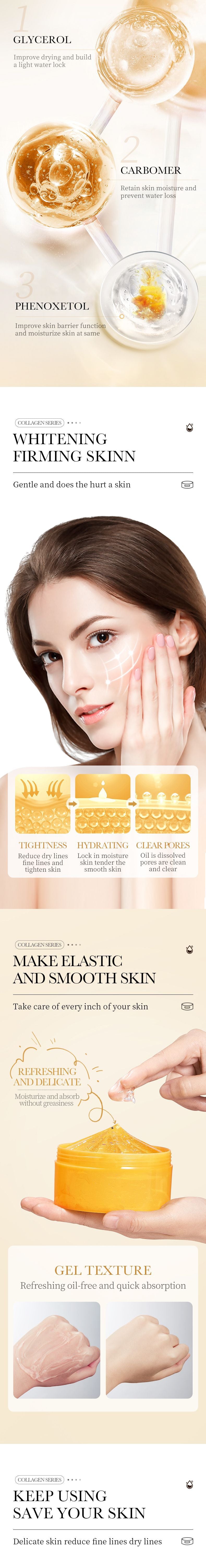 Collagen Anti-wrinkle Firming Hydrating Moisturizing Gel