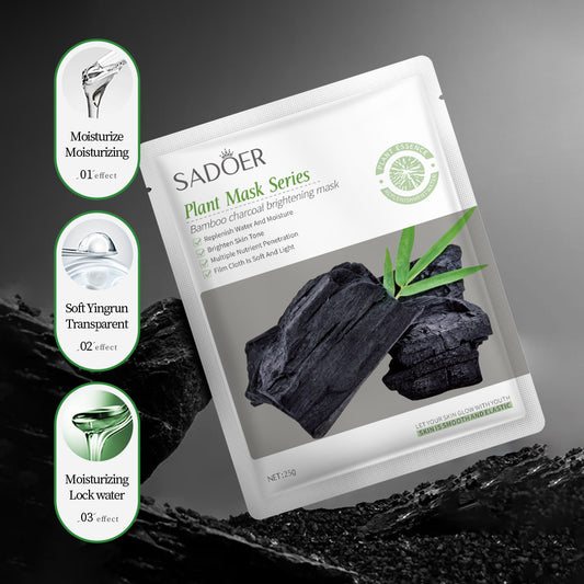 Bamboo Charcoal Black Moisturizing Facial Mask