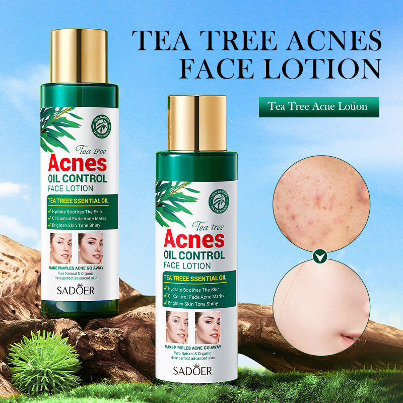 Tea Tree Acne Oil Control Hydrating Facial Lotion