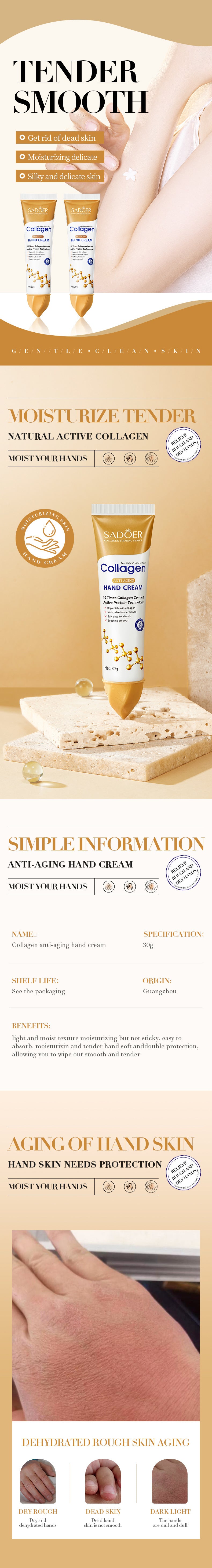 Collagen Anti-Wrinkle Hand Cream