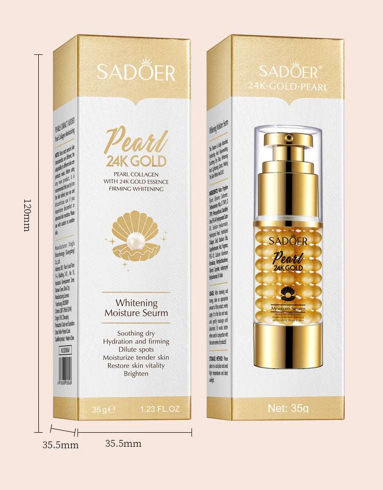 Golden Pearl Collagen Whitening Moisturizing Essence Face Cream