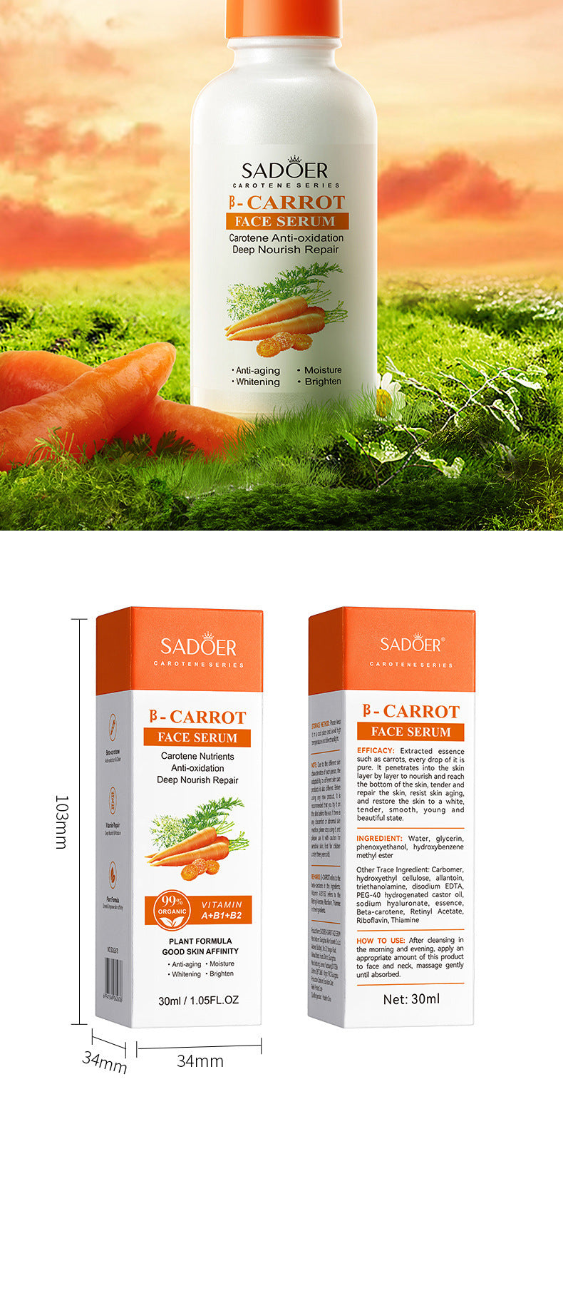 Carrot Solution Hydrating Face Serum