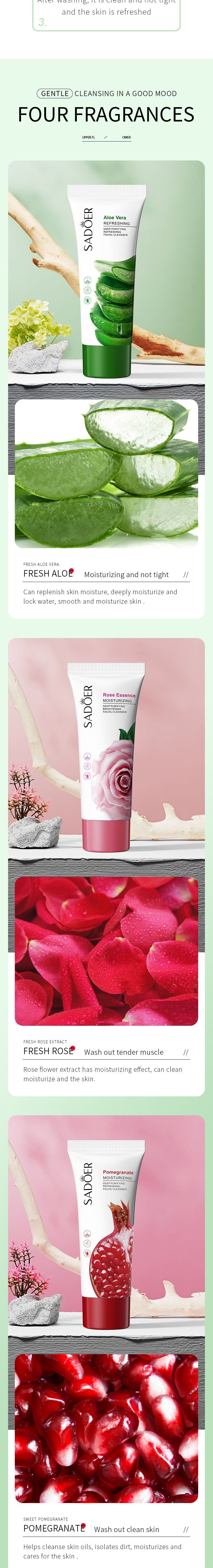 Rose Fruity Gentle Cleansing Milk