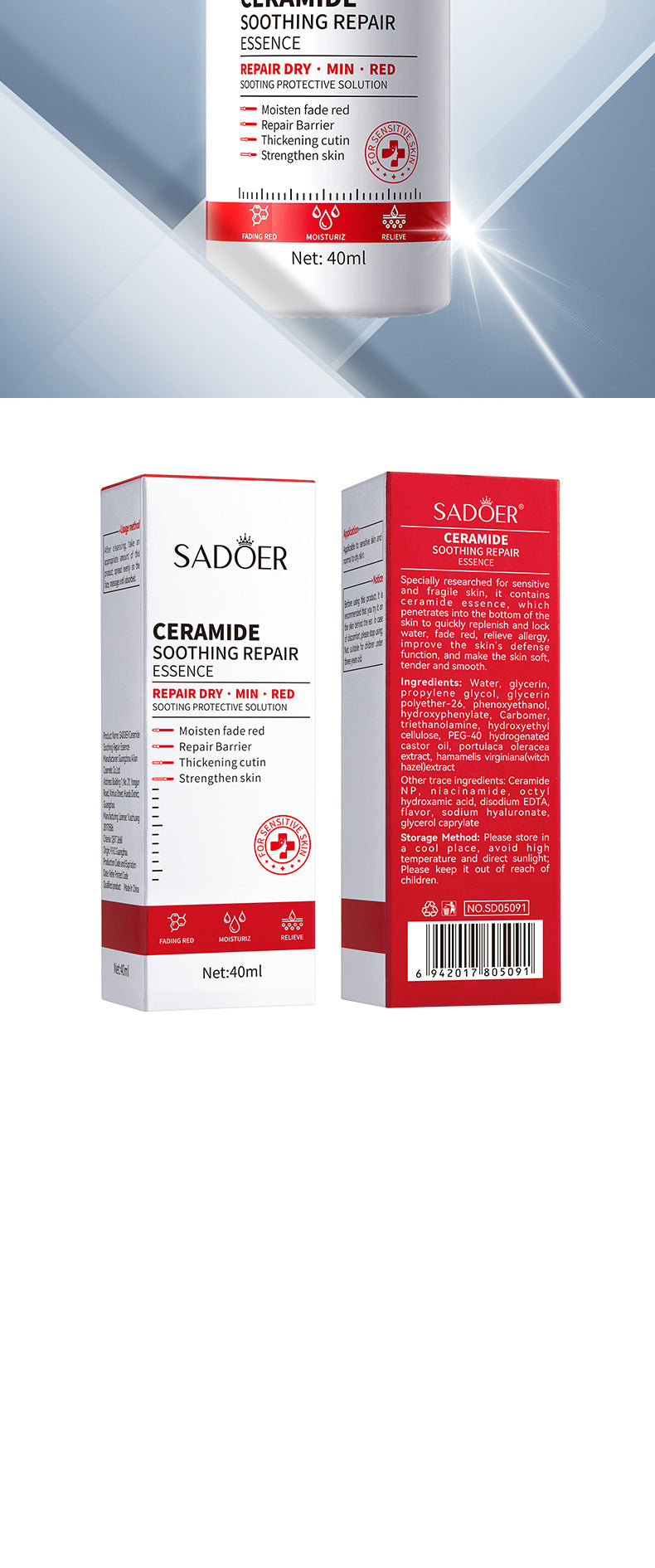 Ceramide Solution Hydrating Face Serum