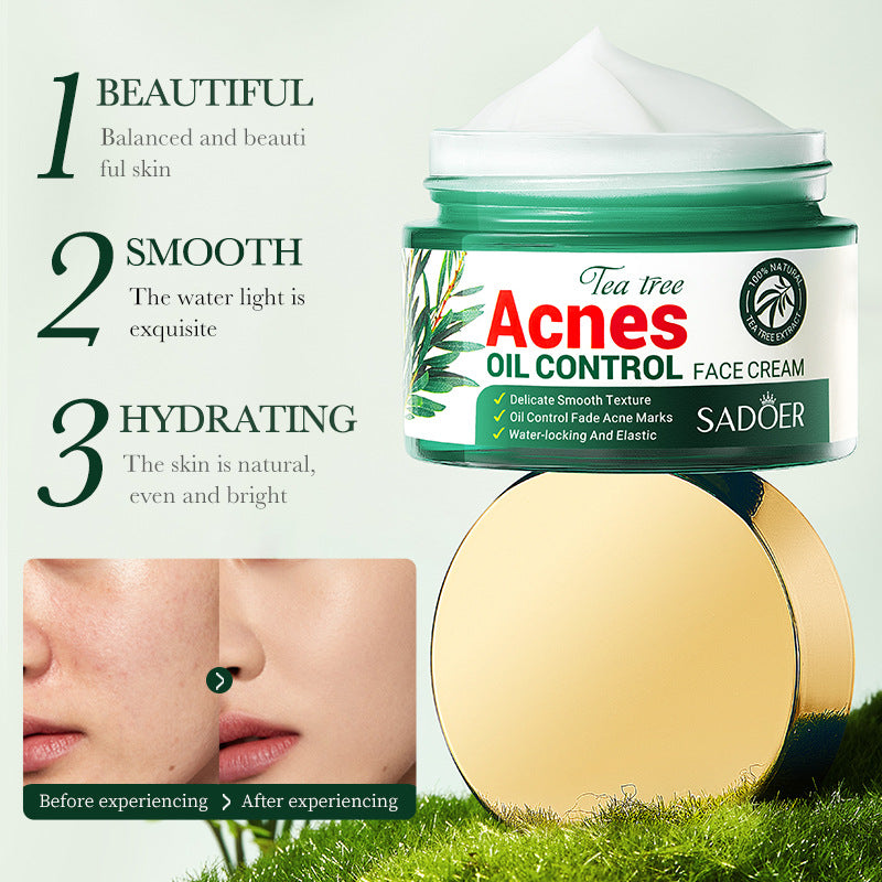 Tea Tree Acne Treatment & Oil Control Face Cream