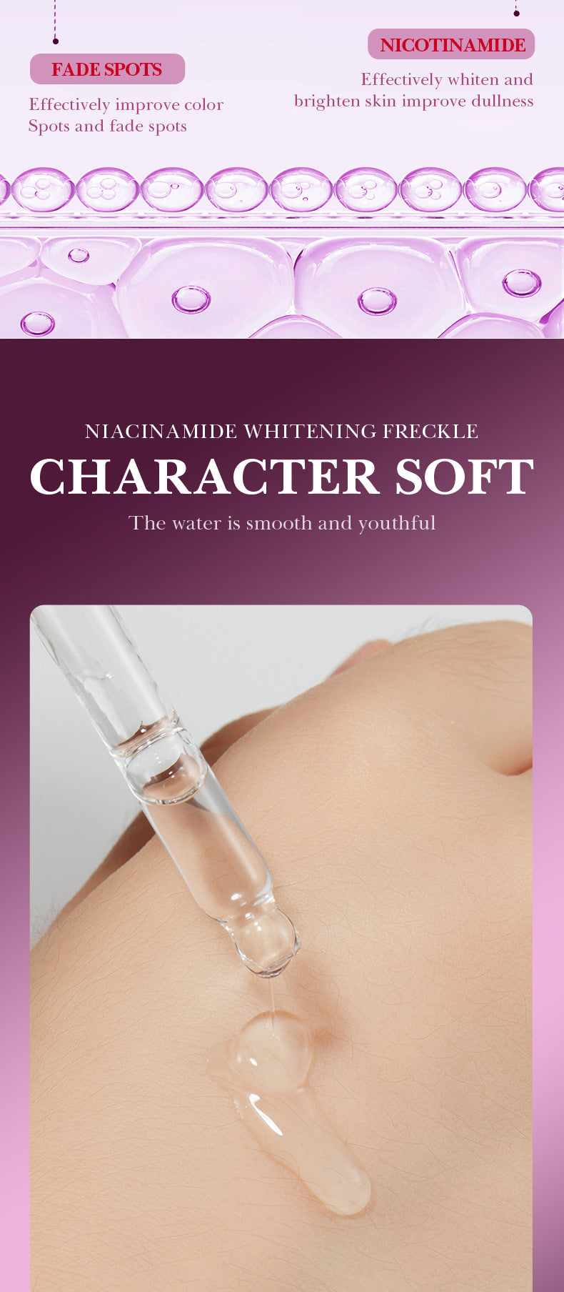 Niacinamide Whitening Solution Hydrating Face Serum