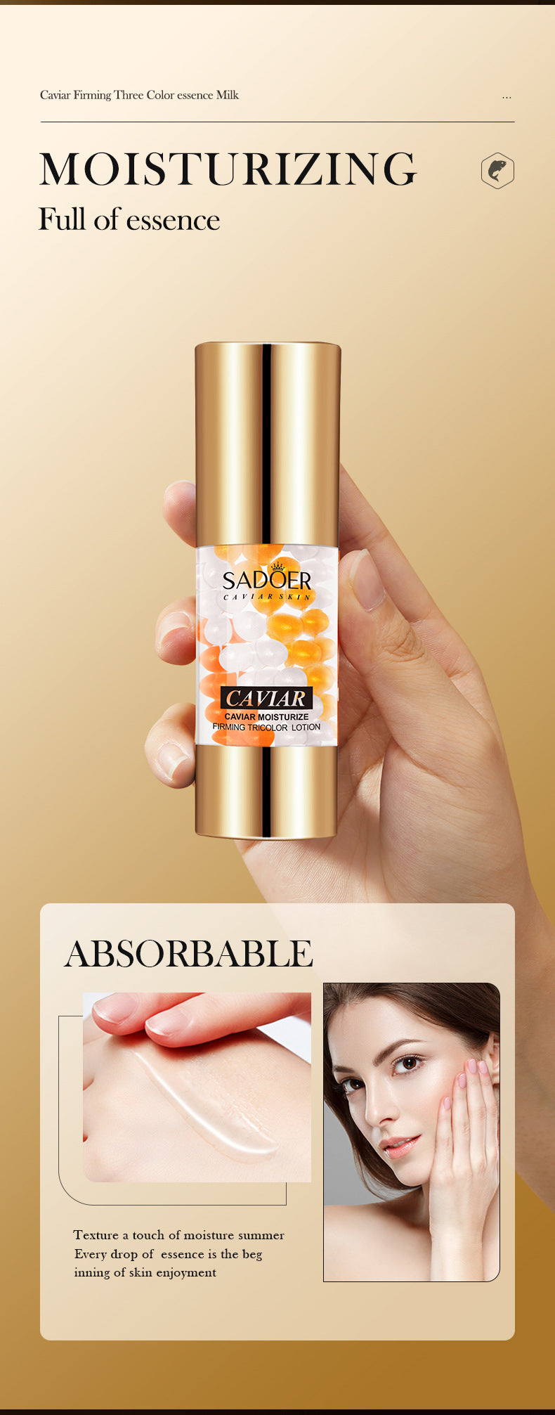 Caviar Three-color Moisturizing Essence