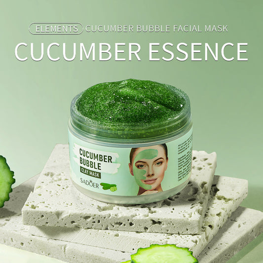 Cucumber Peach Bubble Mud Pore Cleansing Mask