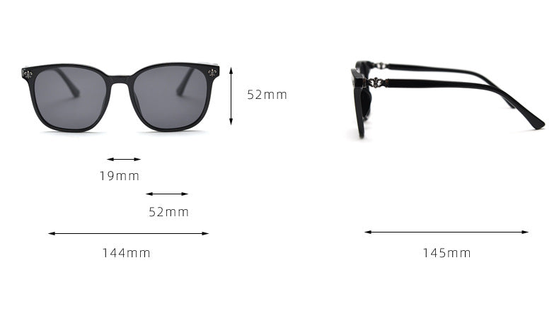 Square Frame Hip Hop Geometric Sunglasses