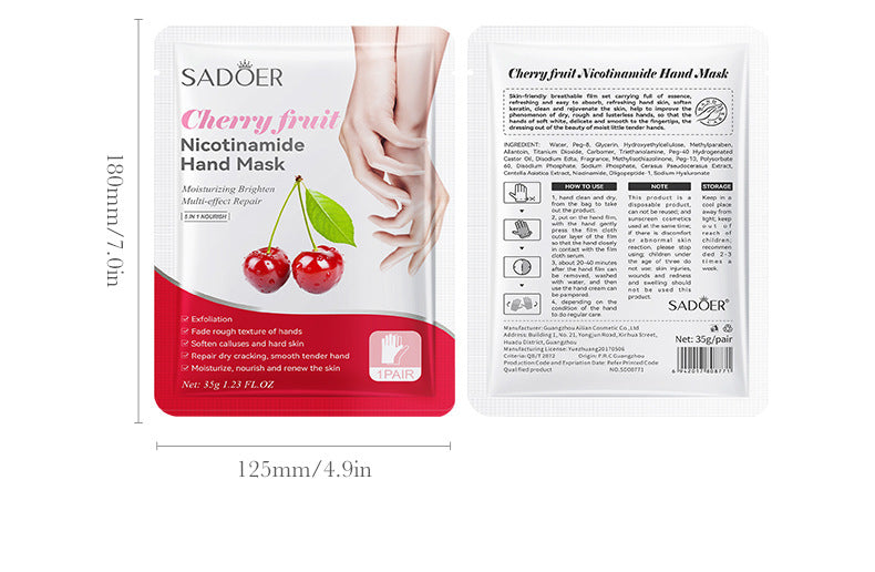 Cherry Niacinamide Exfoliating Hand Mask