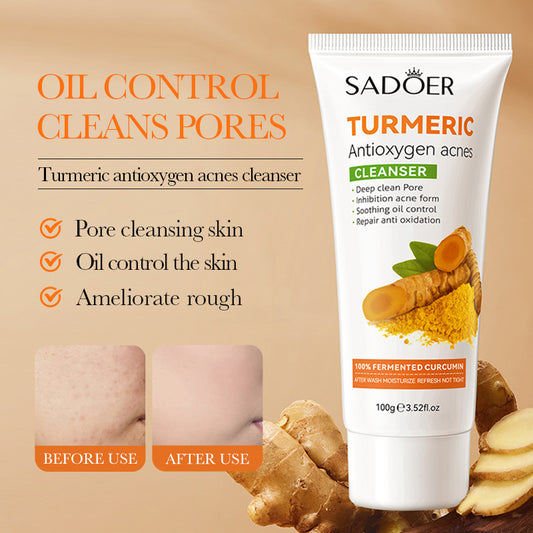 Turmeric Antioxidant Anti-Acne Gentle Cleansing Milk