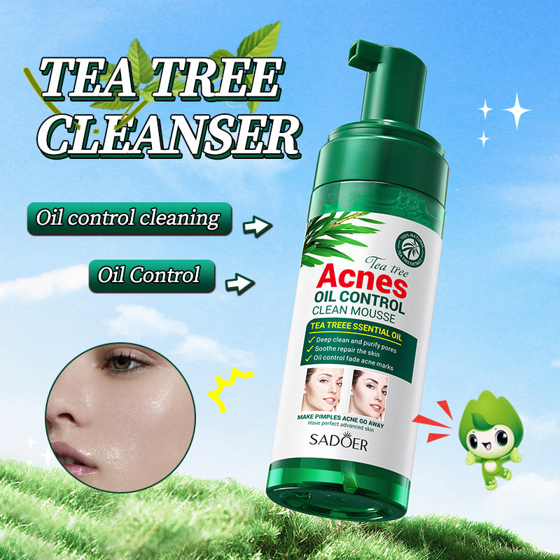 Tea Tree Oil Control Bubble Gentle Cleansing Milk