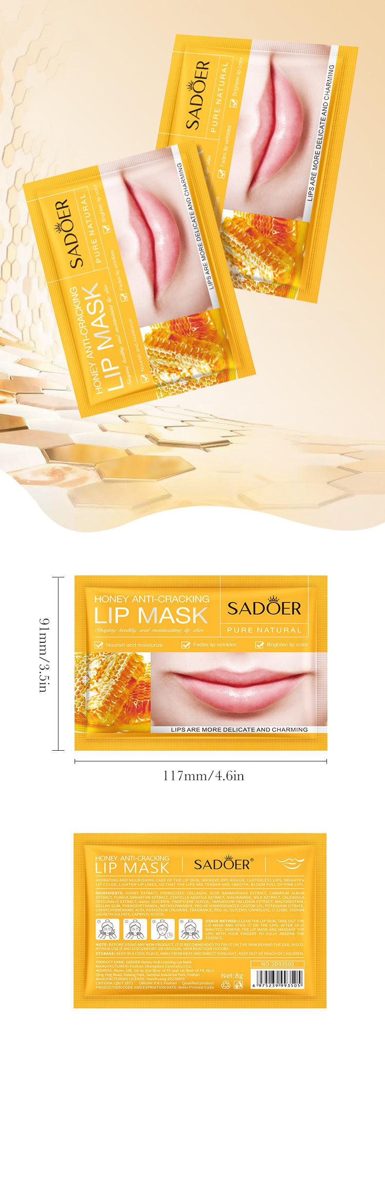 Honey Lip Plumping Mask