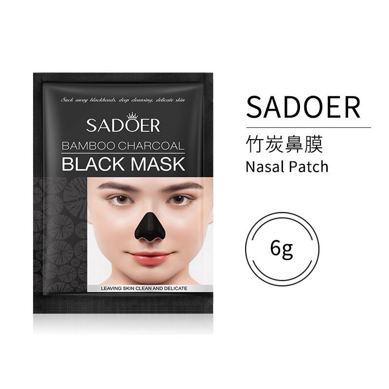 Bamboo Charcoal Deep Cleanse Unclog Pores Blackhead Nose Patches