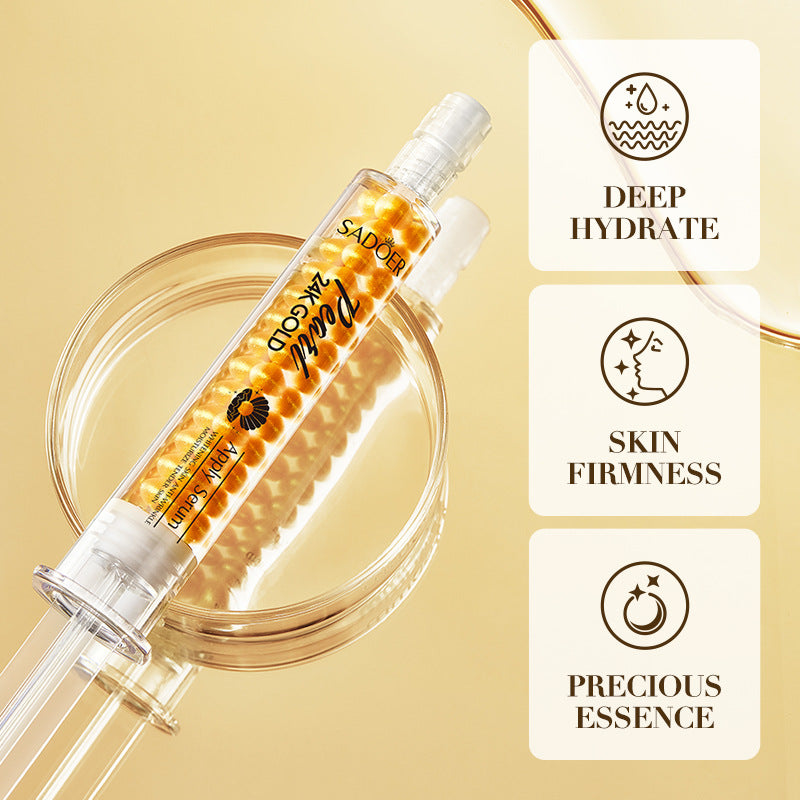 24K Gold Pearl Collagen Whitening Moisturizing Water Essence