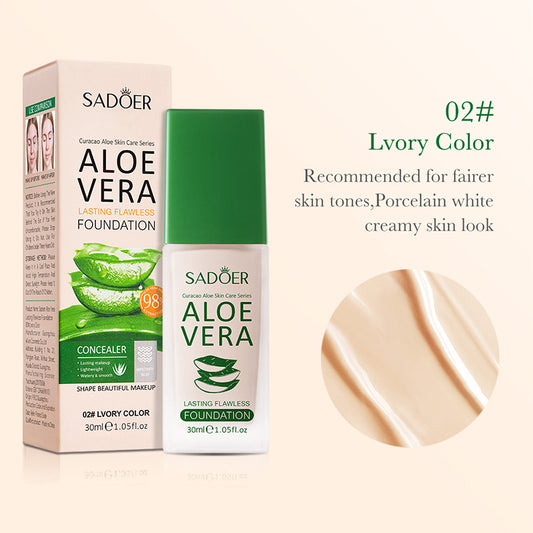 Aloe Vera Flawless Finish Skincaring Foundation