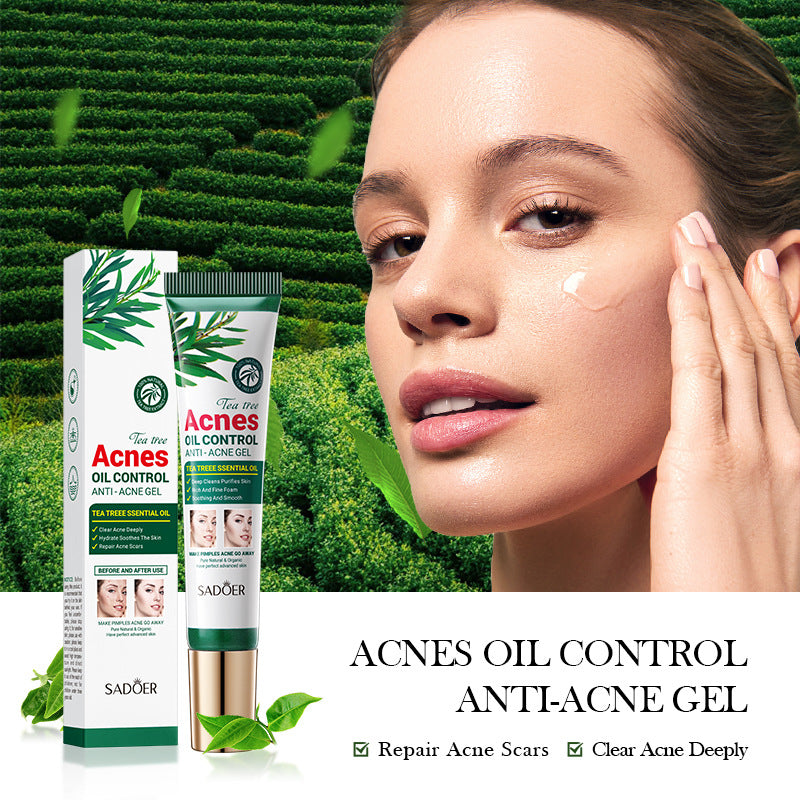 Tea Tree Medicated Gel for Acne Acne Removal Cream