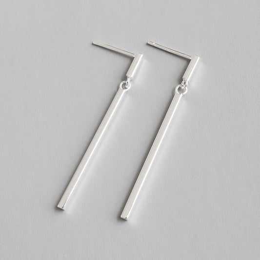 Silver Chain Minimalist Earring Dangle