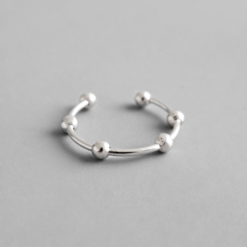 Silver Rainbow Minimalist Ring