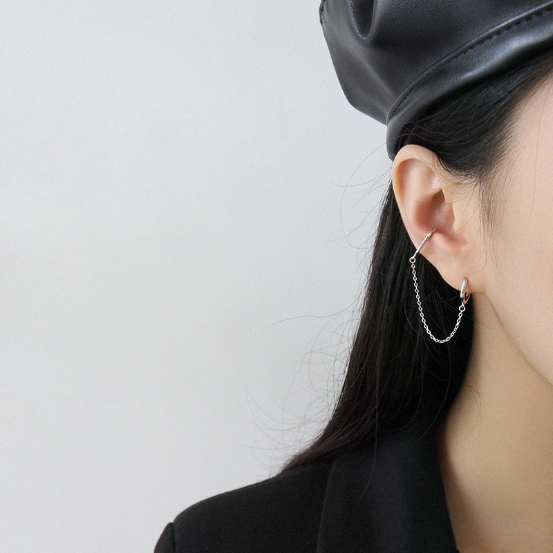 Gold Plated Round Minimalist Earring Hoops