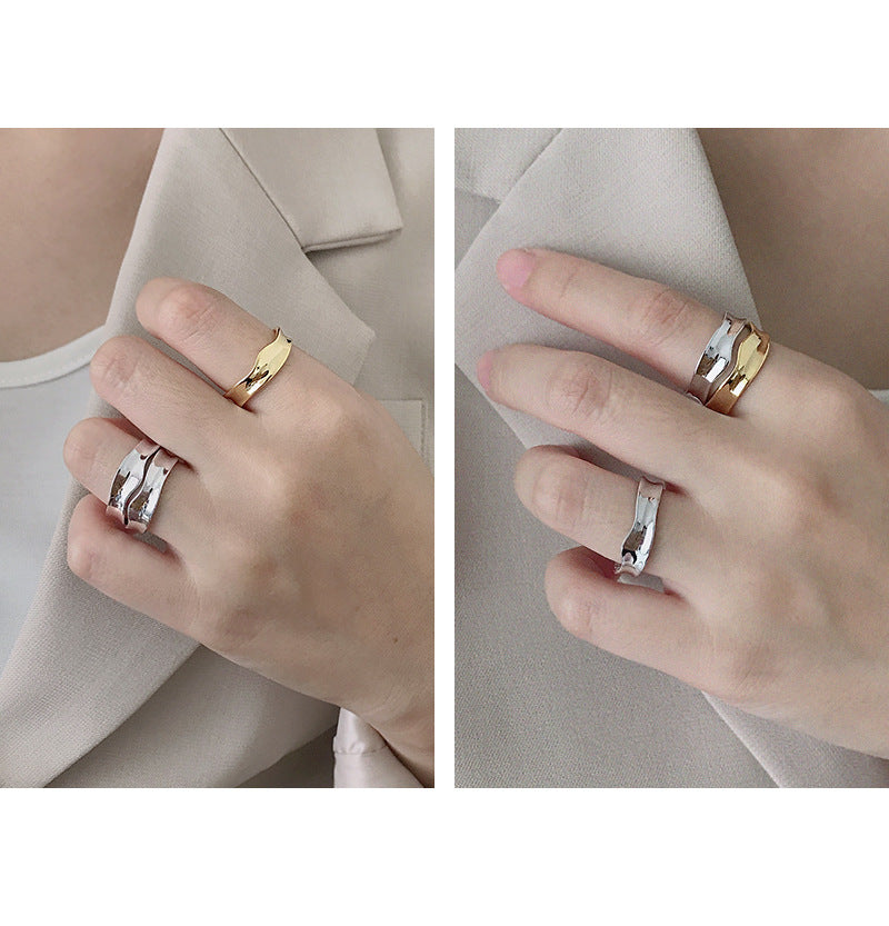 Gold Plated Round Minimalist Ring