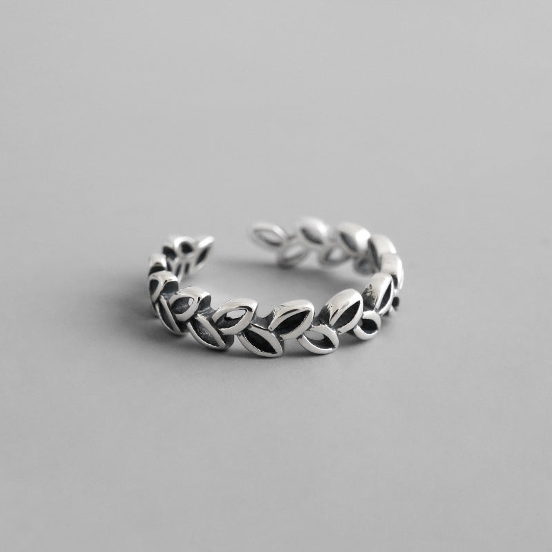 Silver Twist Minimalist Ring