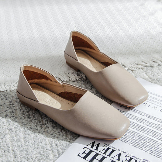 Square Head Ballerina Flats