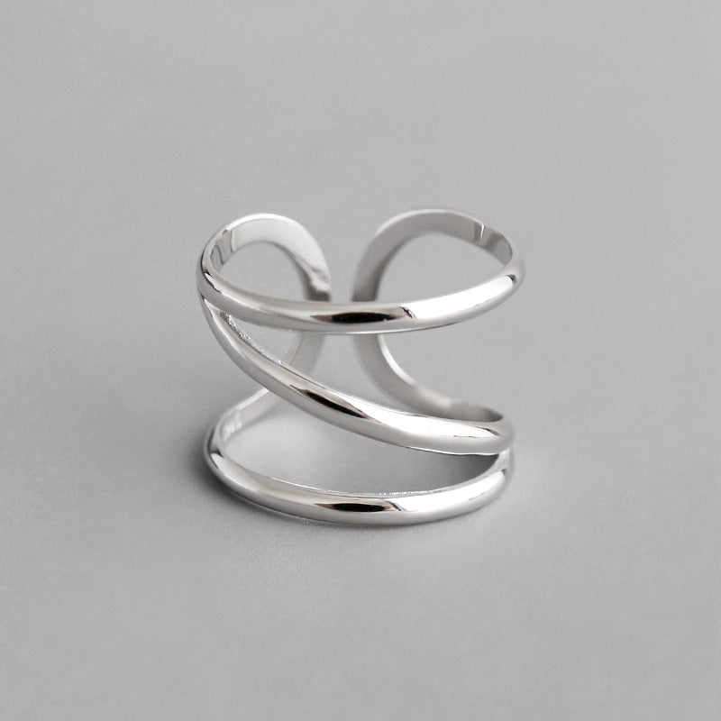 Silver Conch Minimalist Ring