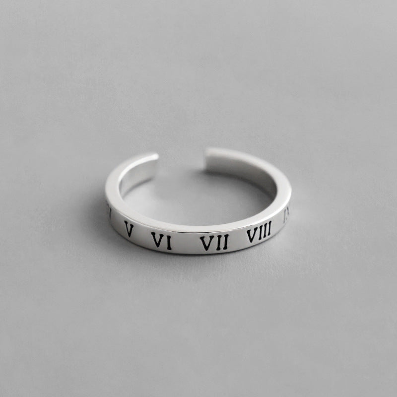 Silver Round Minimalist Ring