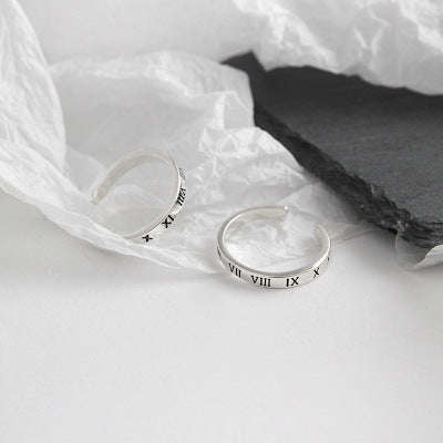 Silver Round Minimalist Ring