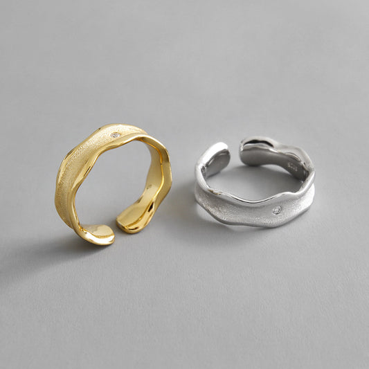 Gold Plated Round Minimalist Ring