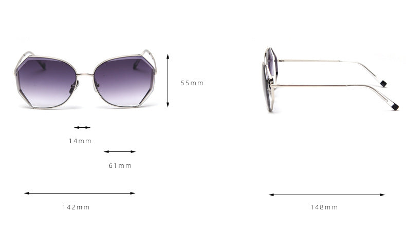 Irregular Frame Sunglasses