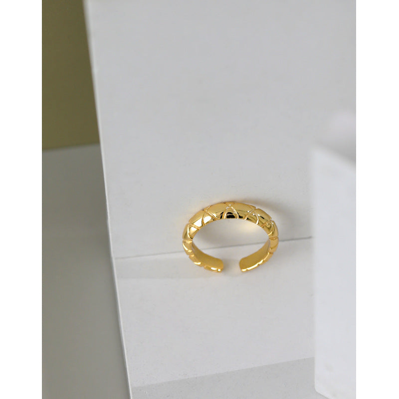 Gold Plated Round Minimalist Ring