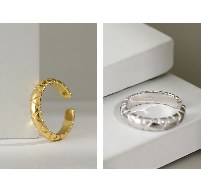 Gold Plated Round Minimalist Ring