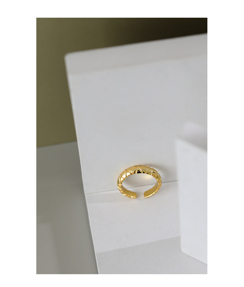 Gold Plated Round Minimalist Ring