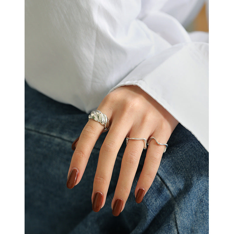 Gold Plated Round Minimalist Ring