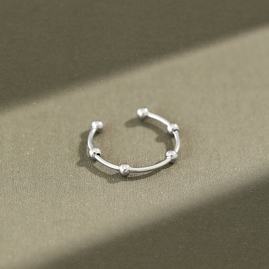 Silver Rainbow Minimalist Ring