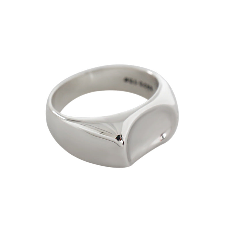 Silver Pocket Minimalist Ring